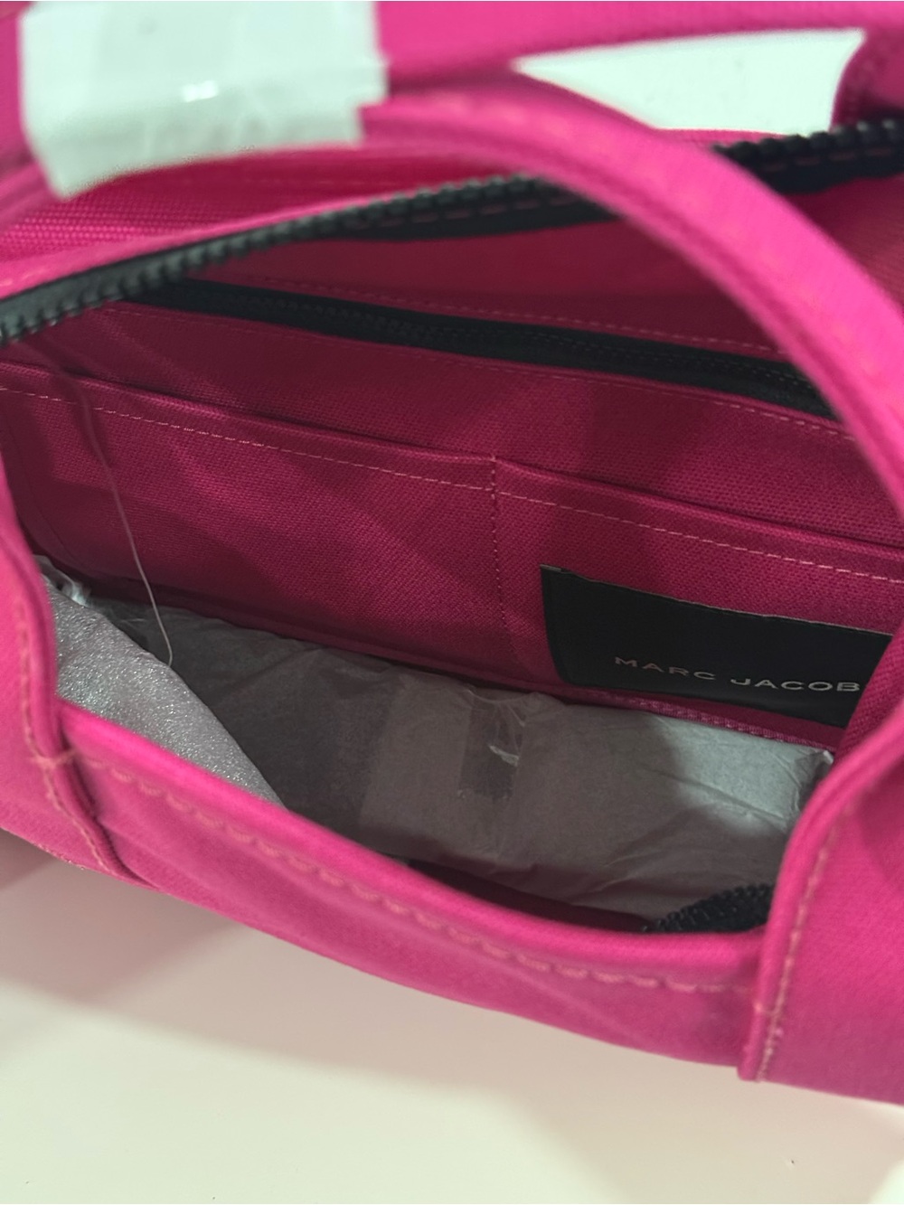 NWT Marc Jacobs The Canvas Medium Tote Bag - Raspberry pink - Picture 3 of 7
